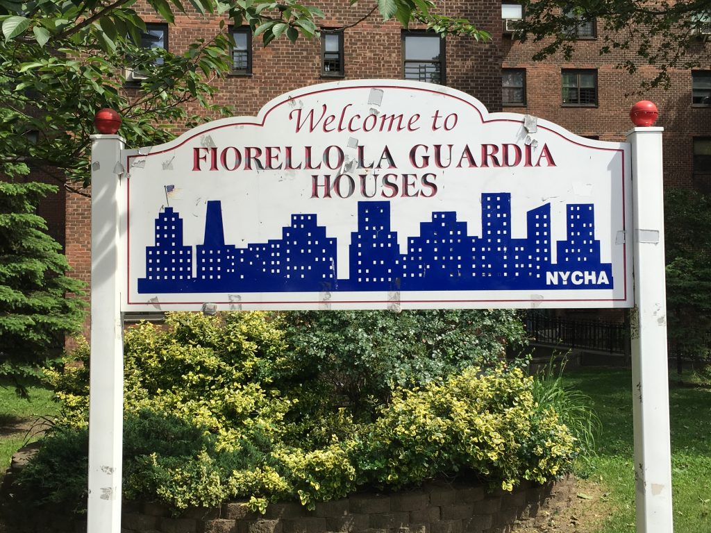 LaGuardia Houses Sign